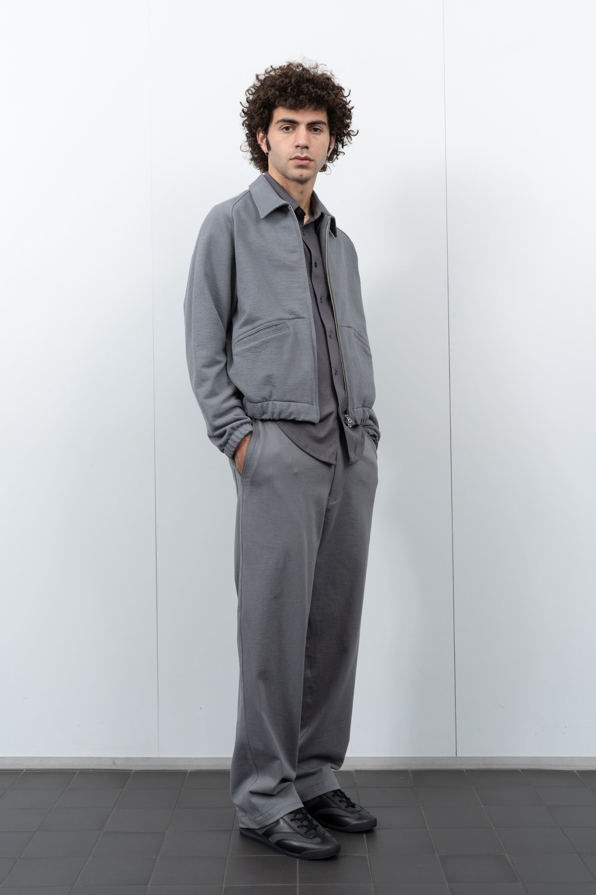 TEXTURED COACH JACKET - KELP – LADY WHITE CO.