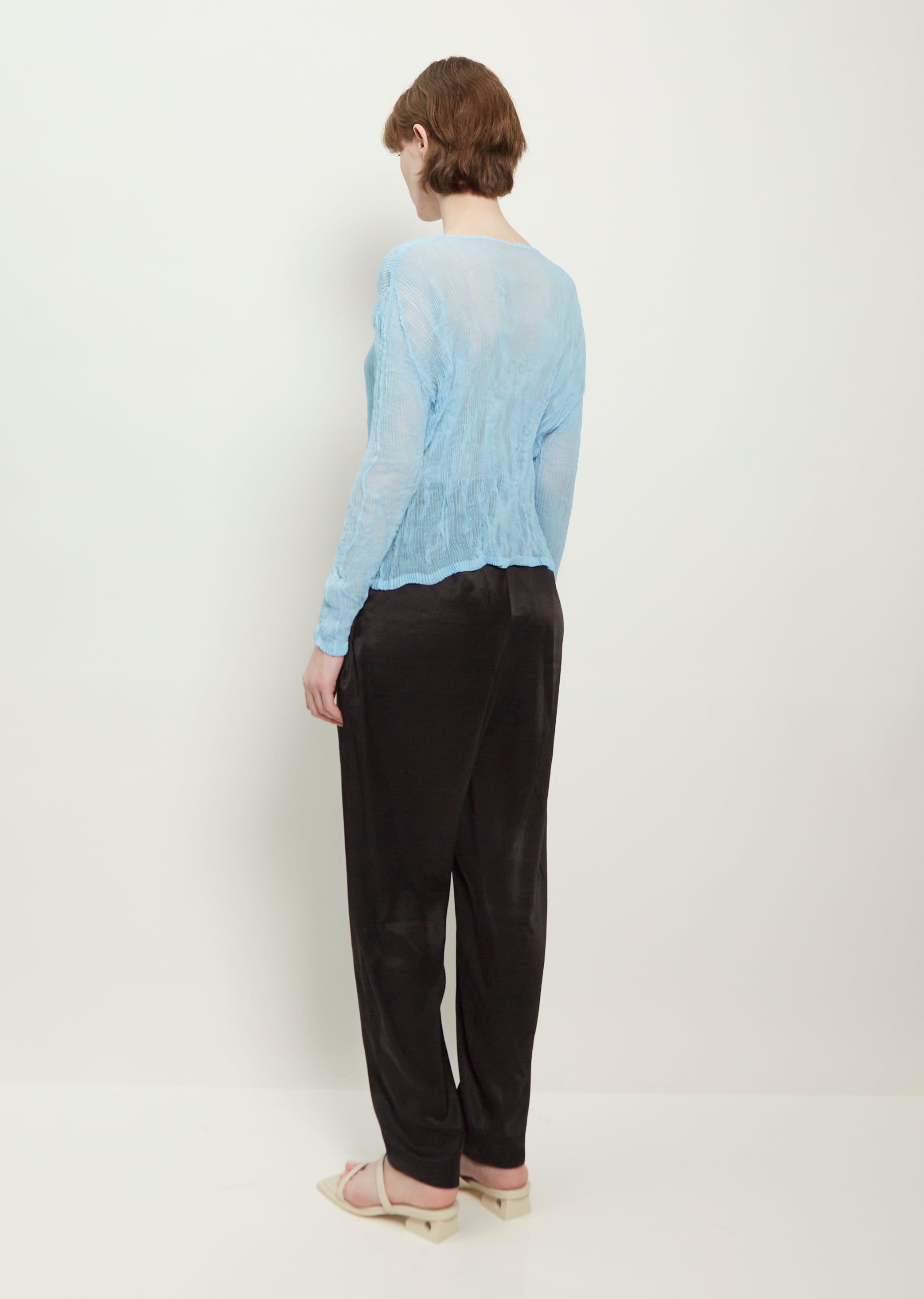 Chiffon Twist Cardigan – La Garçonne