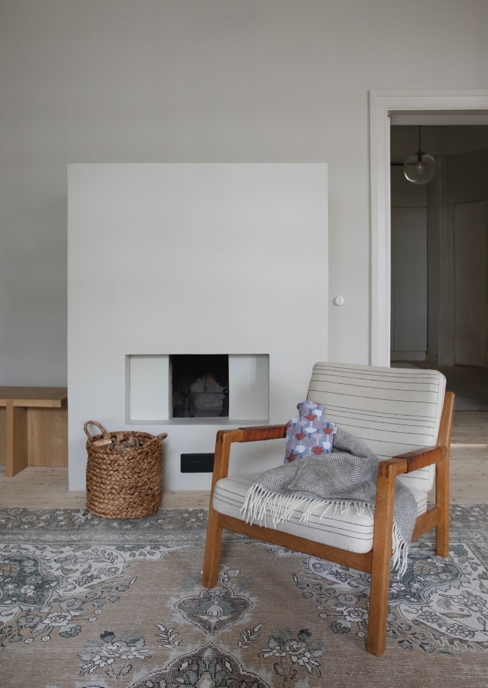 MARIA pocket shawl（grey-white） – LAPUAN KANKURIT（ラプアンカンクリ）