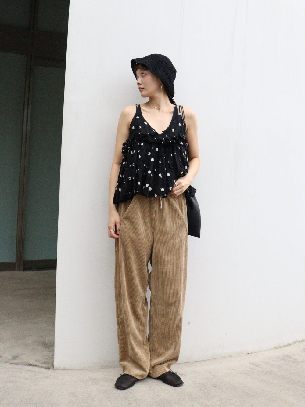 cutwork corduroy pants – LA PEAU DE GEM