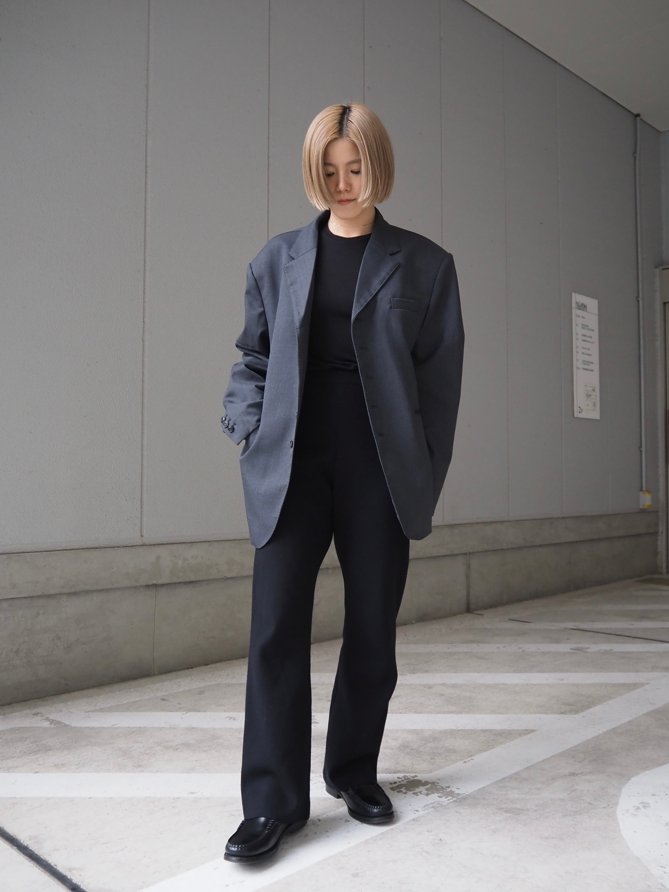 no collar hole jacket – LA PEAU DE GEM