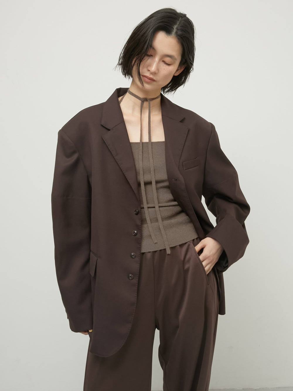 eco suede coverall – LA PEAU DE GEM