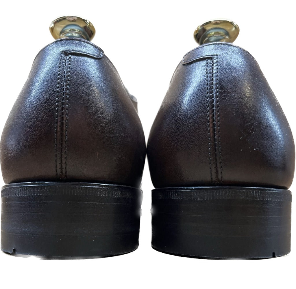 三陽山長】三陽山長 源四郎 ダブルモンク カーフ ブラウン サイズ US7