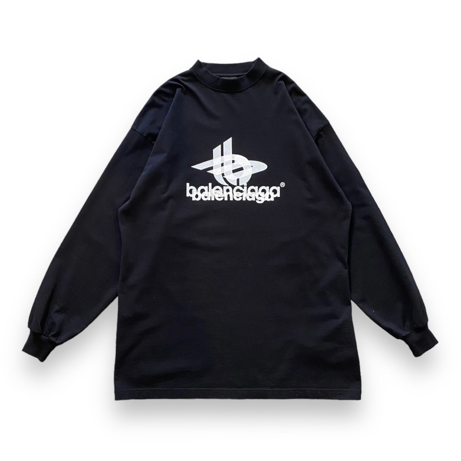 BALENCIAGA - LAYERED SPORTS ROUND LONG SLEEVED T-SHIRT / メンズ