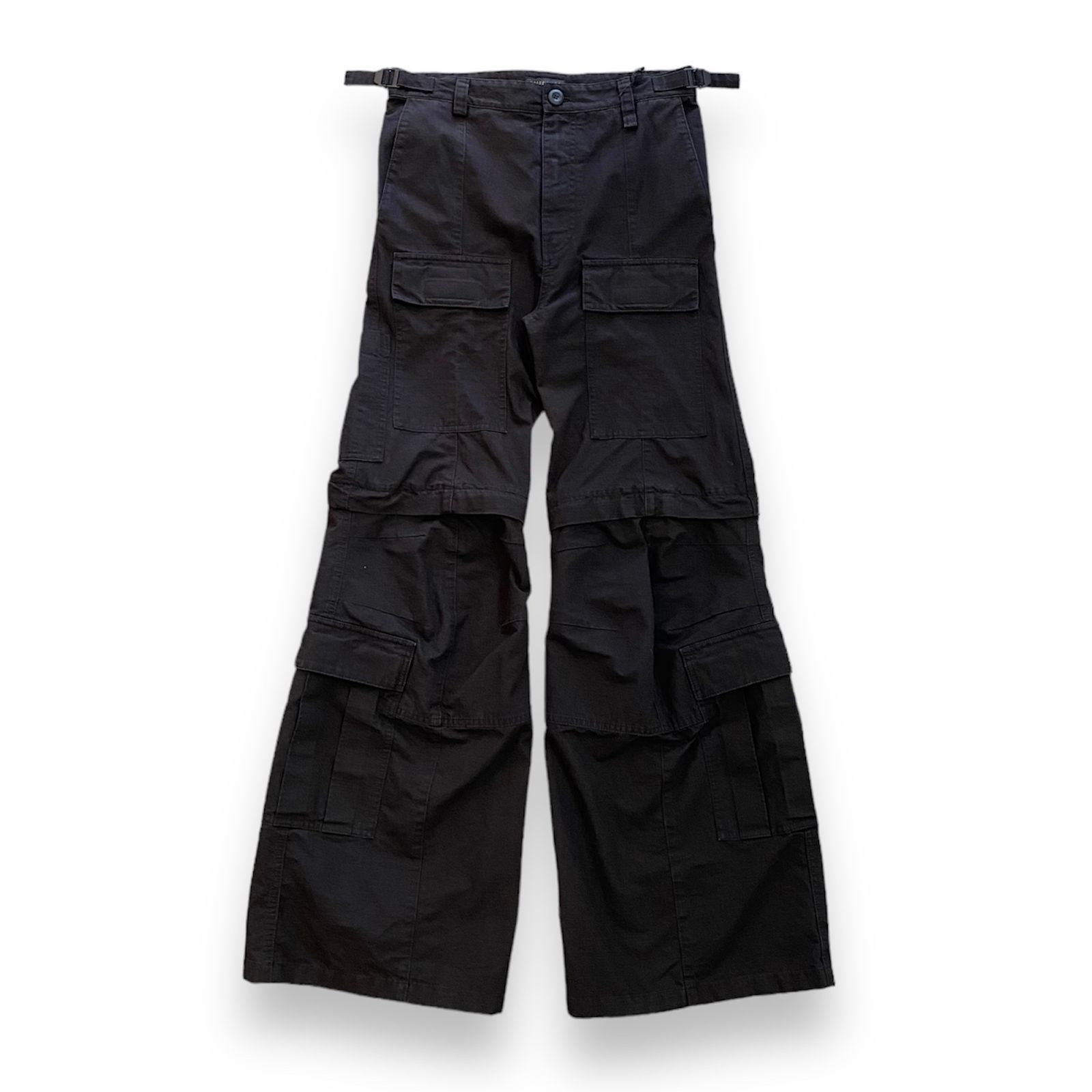 BALENCIAGA - FLARED CARGO / フレアカーゴパンツ / ブラック | LATIN EVE