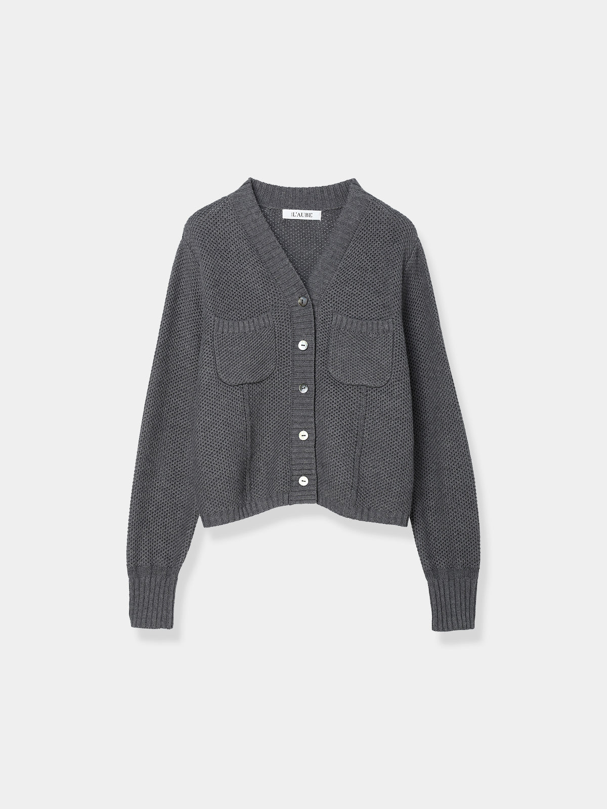 再入荷】Basket Knit Cardigan – L'AUBE BLANC