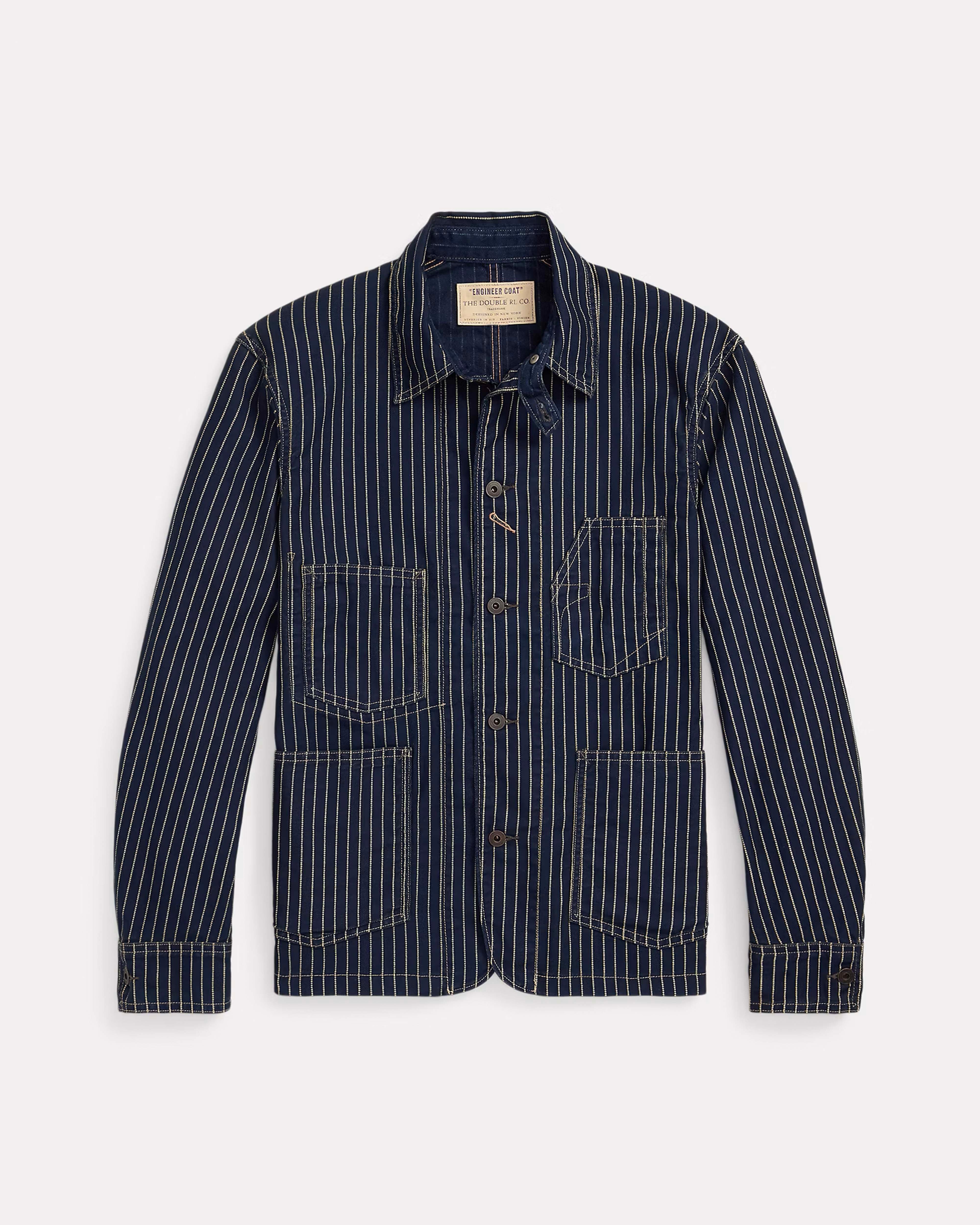 RRL STRIPED SHIRT JACKET – Lawrence Covell