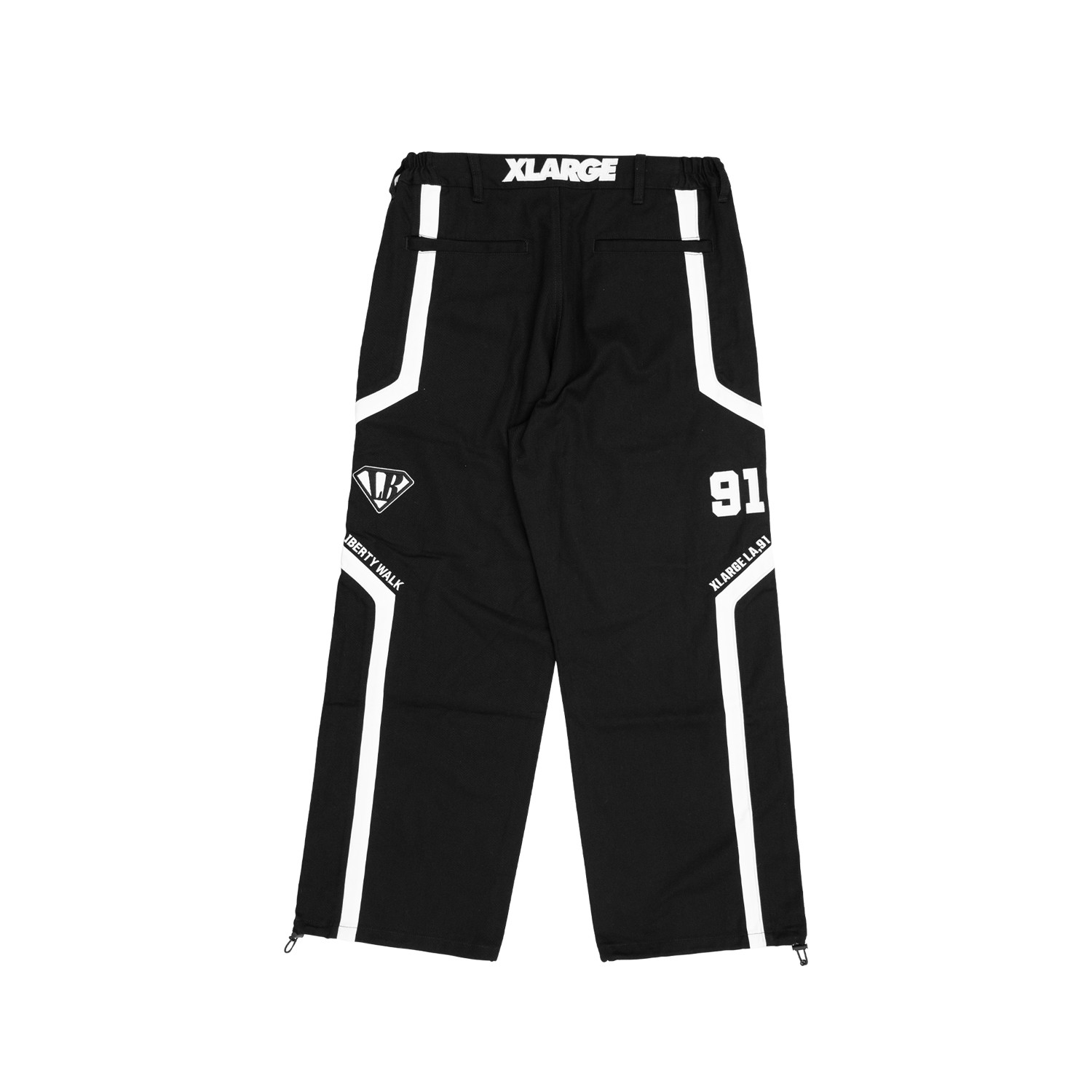 LIBERTY WALK×XLARGE RACING PANT BLACK - LB-ONLINE STORE