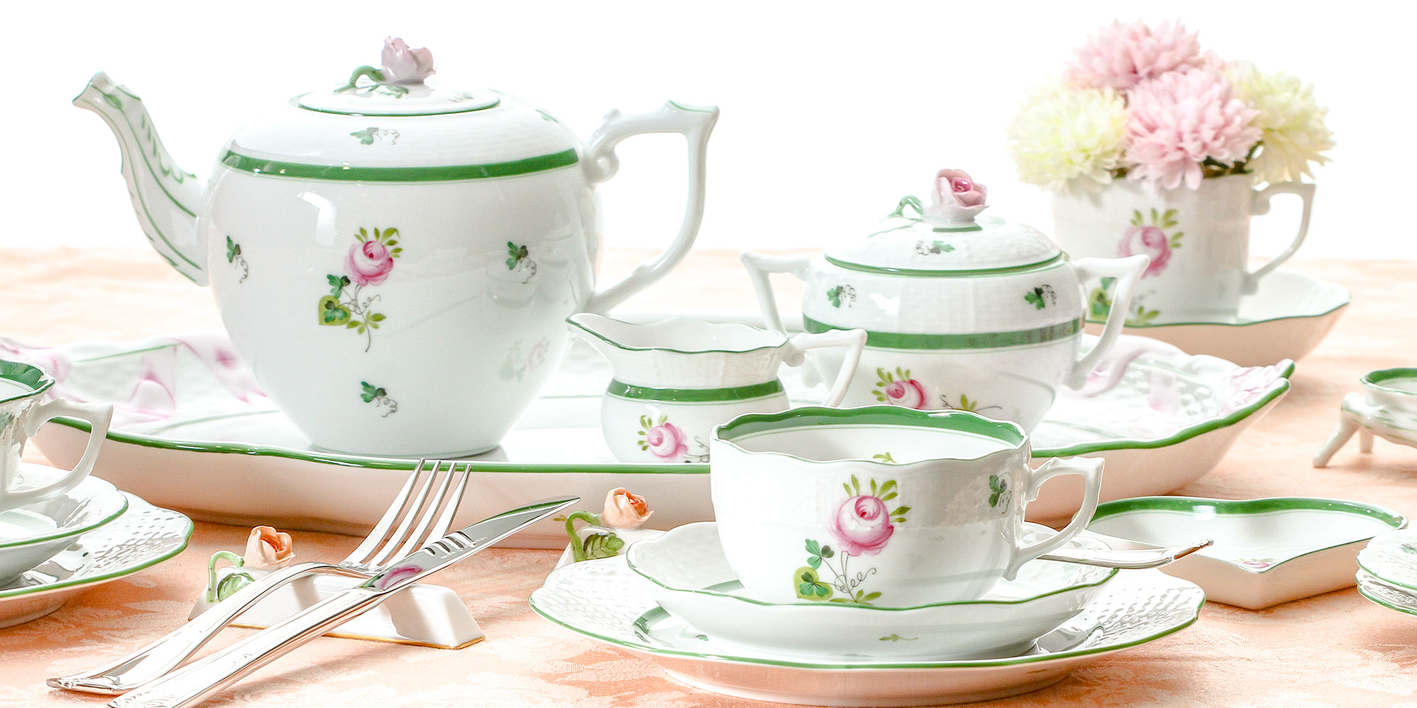 ヘレンド (HEREND) ヴィクトリア・ブーケ 07774-0-00 アッシュトレイ