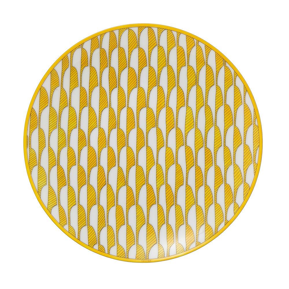 エルメス（HERMES） モザイク ヴァンキャトル デザートプレート 21cm