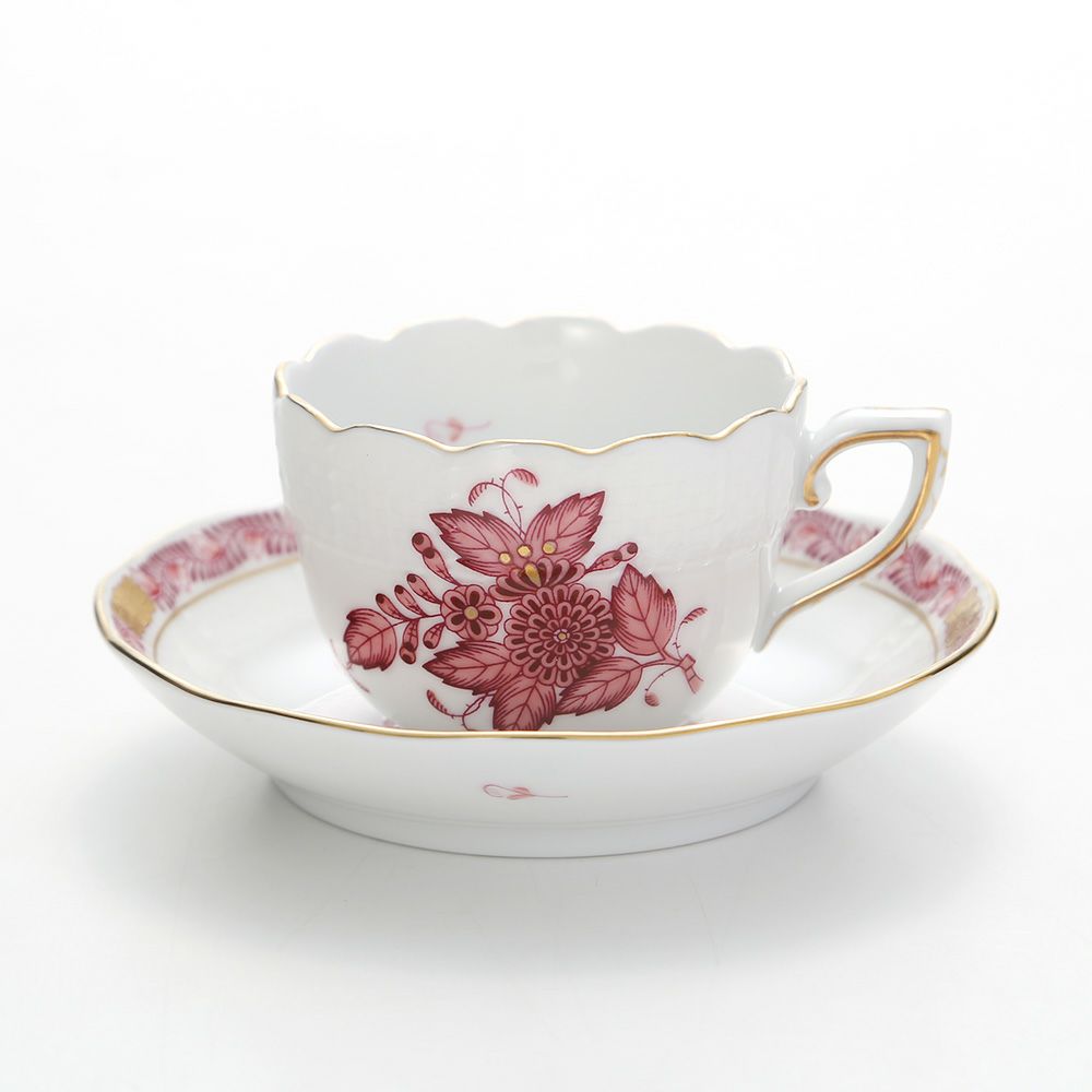 ヘレンド (HEREND) アポニーオレンジ 00711-0-00 モカカップ＆ソーサー