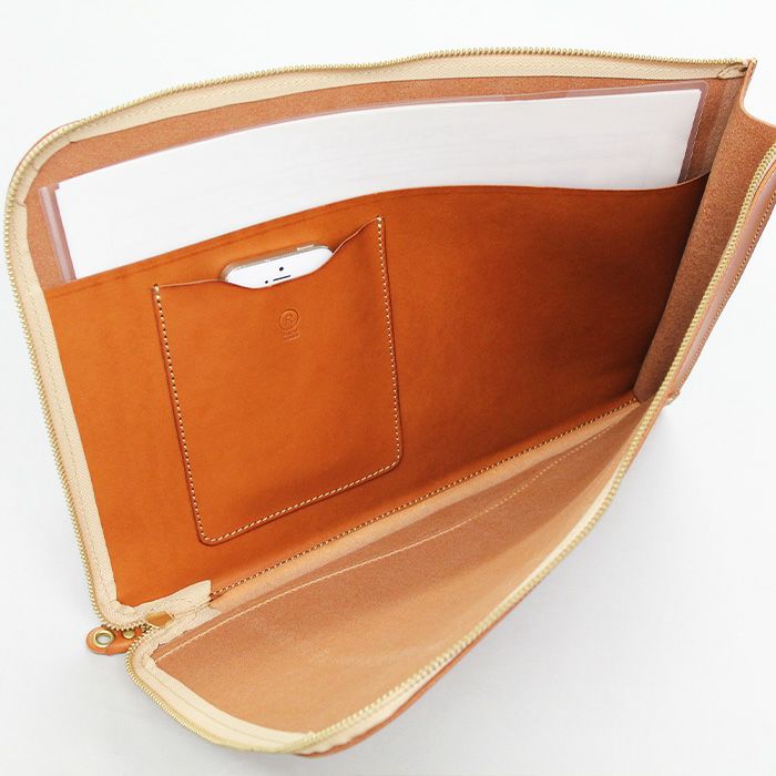 L字クラッチバッグM｜PORCO ROSSO