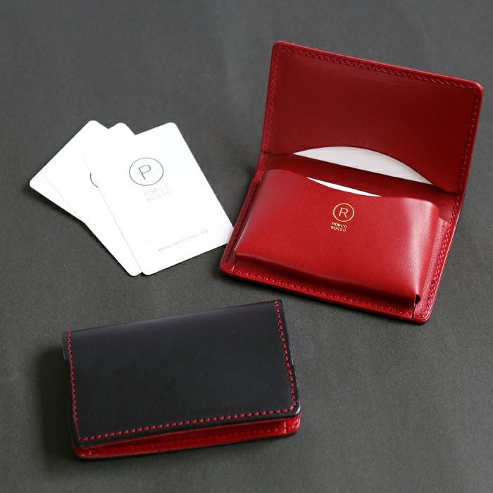 薄マチ名刺入れ｜革鞄・革小物のPORCO ROSSO（ポルコロッソ）