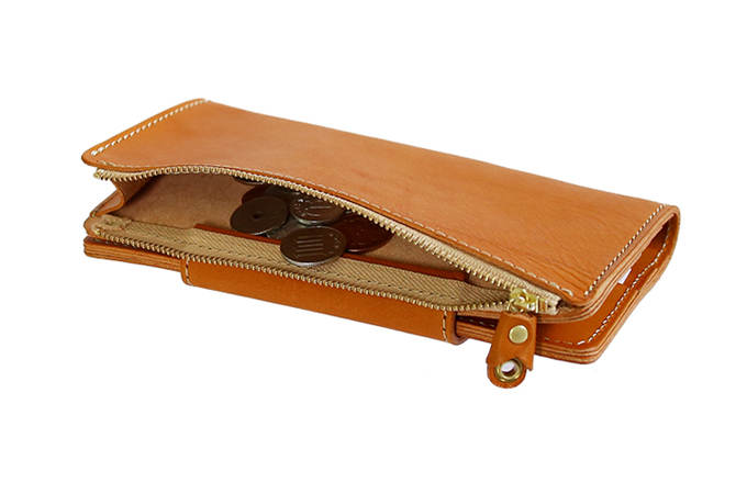 フラップ長財布[sokunou] ｜革鞄・革小物のPORCO ROSSO（ポルコロッソ）