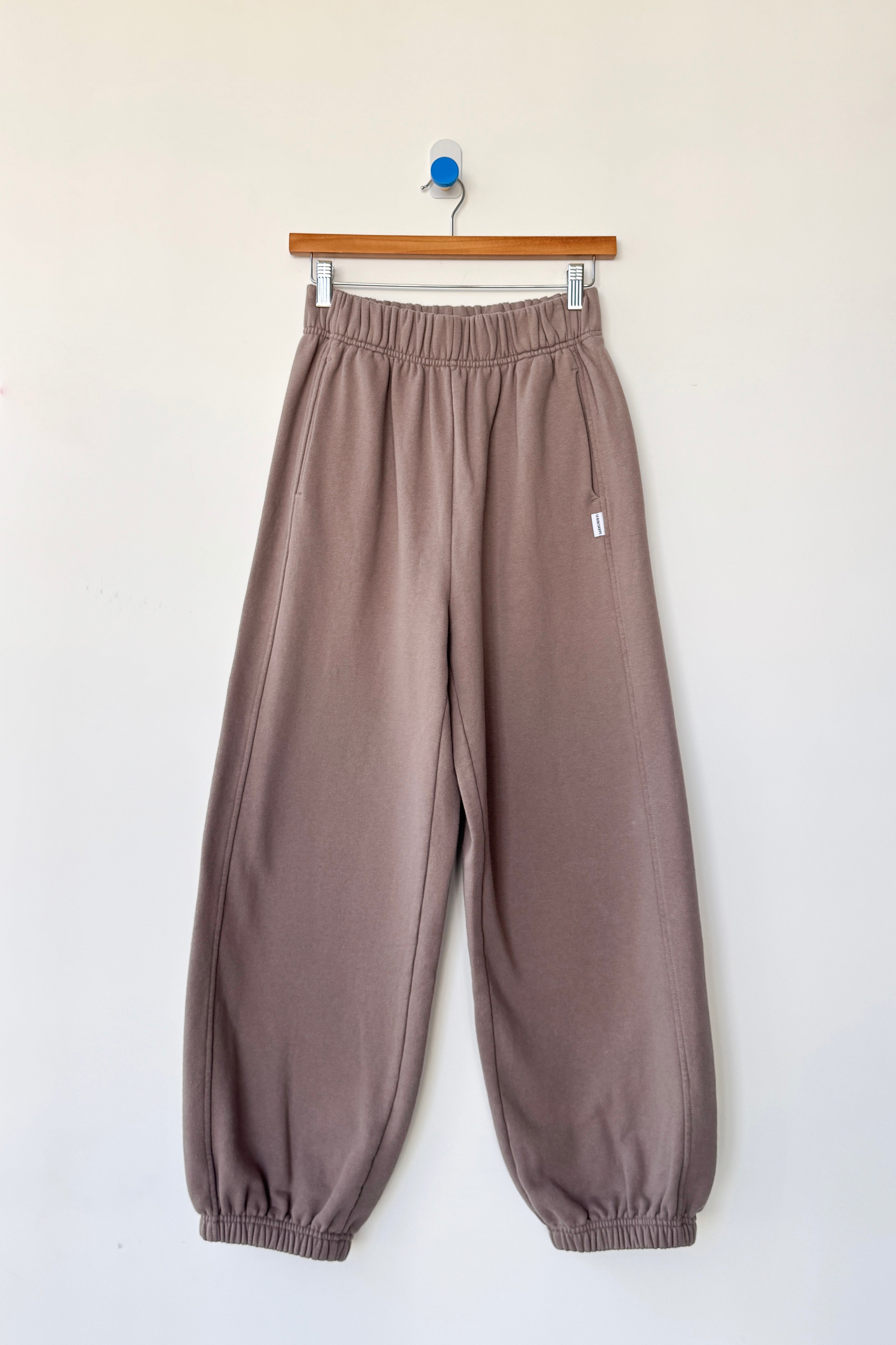 French Terry Balloon Pants - Mushroom