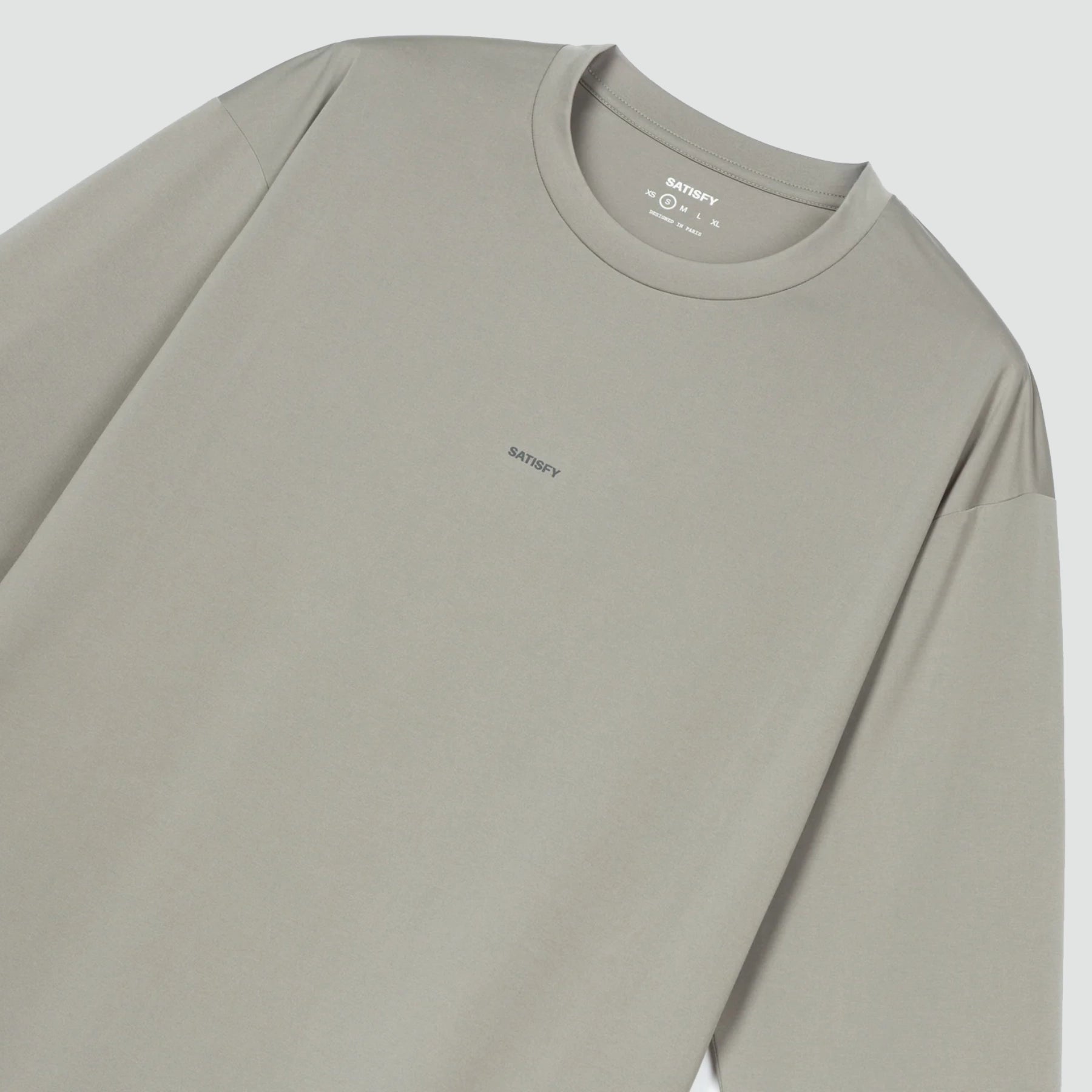 Satisfy Auralite Long Tee - Aluminium – Le Club