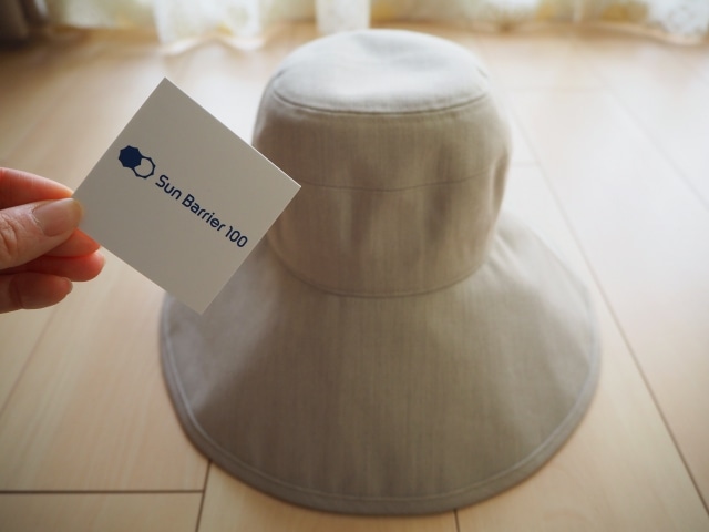 紫外線対策！サンバリア100のナチュラルハット | LEE