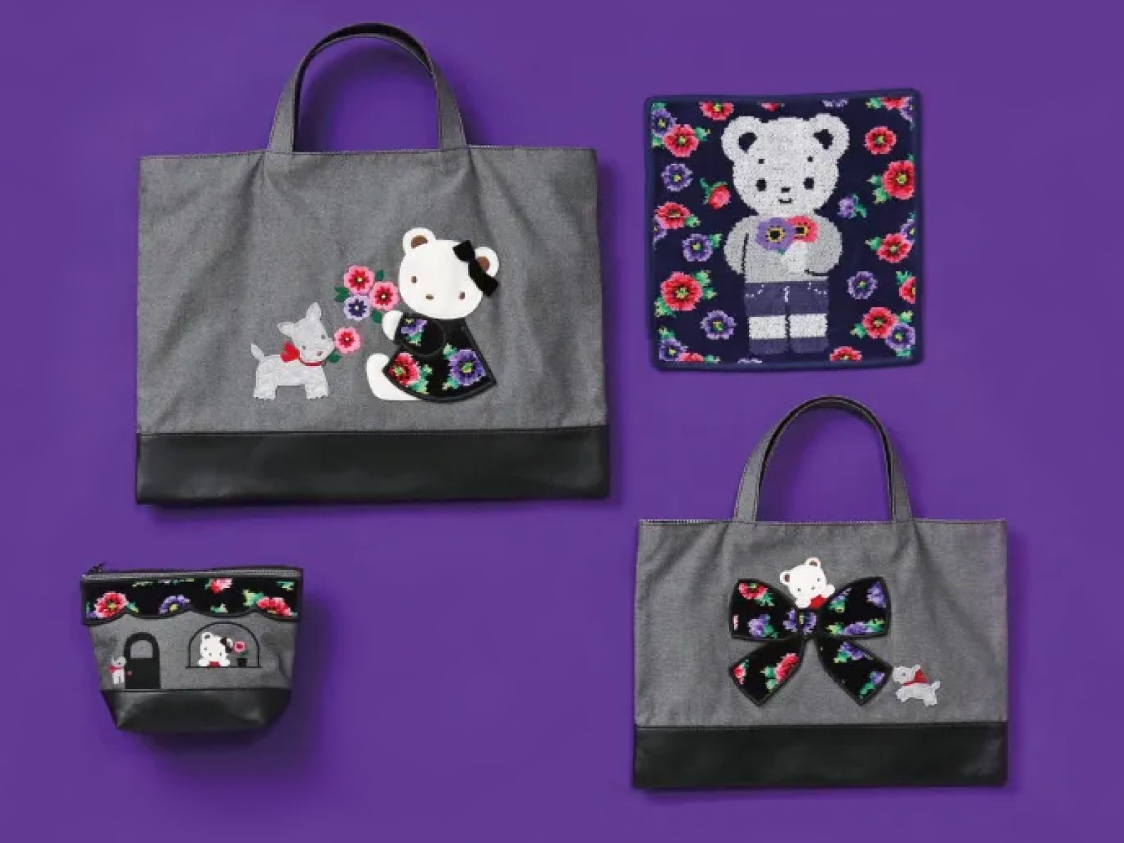 フェイラーとファミリアが初コラボ！限定ハンカチ・バッグ・ポーチは