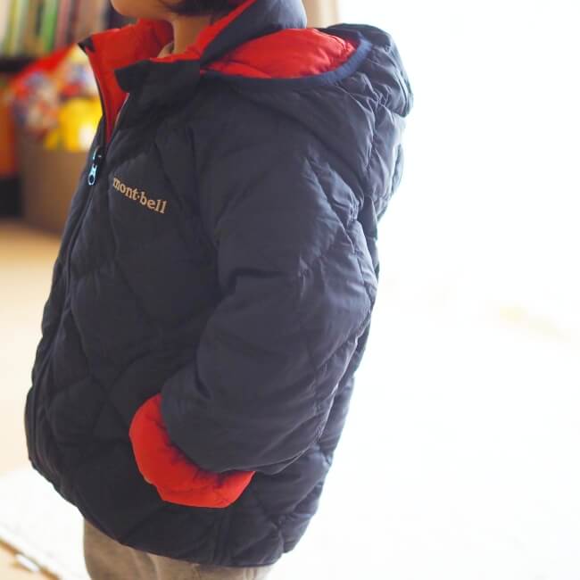 モンベル】リバーシブルダウンkid'sは軽くあたたか♪ | LEE