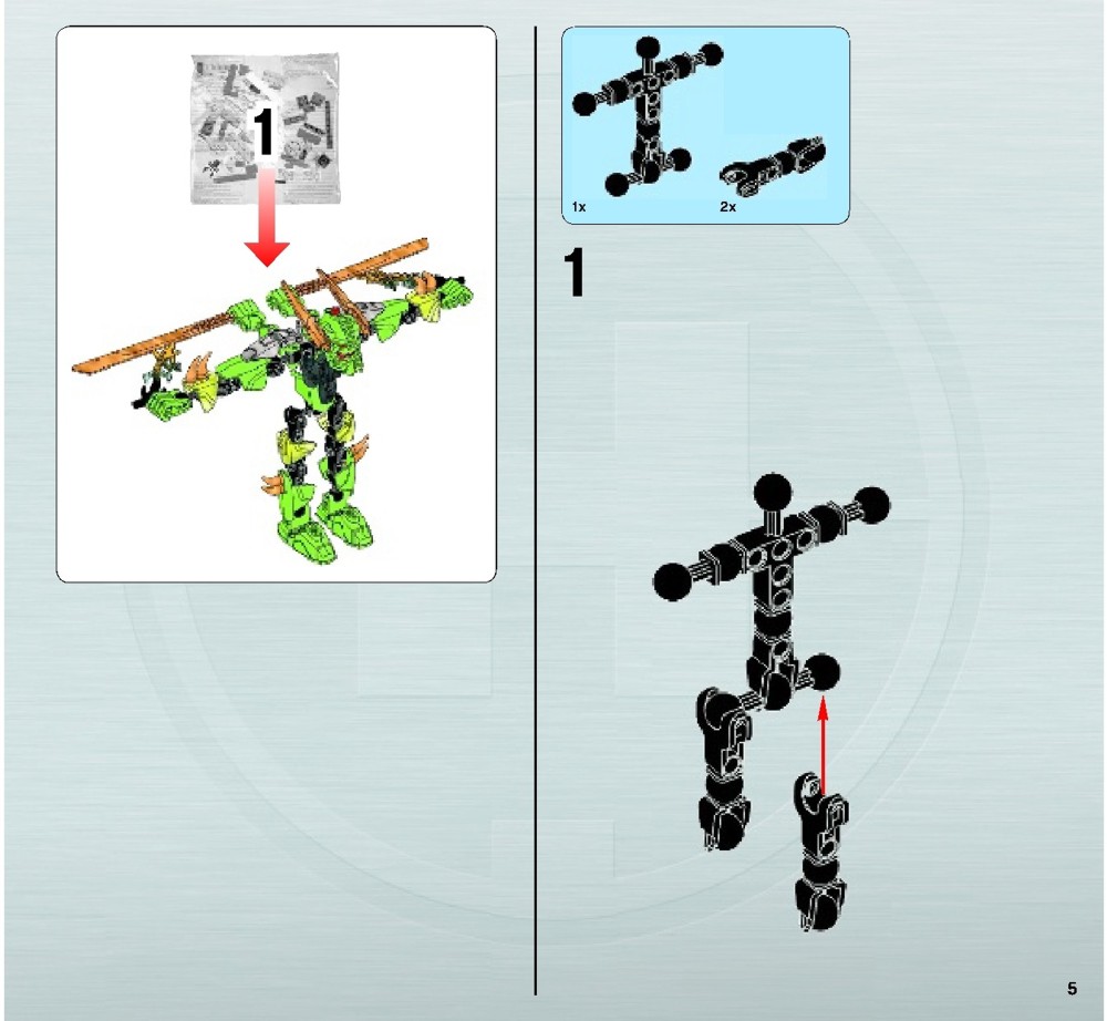 LEGO Instructions for set 6231 SPEEDA DEMON, HERO Factory - Breakout