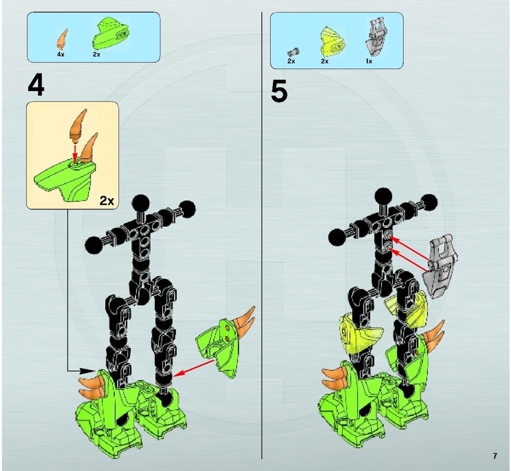 LEGO Instructions for set 6231 SPEEDA DEMON, HERO Factory - Breakout