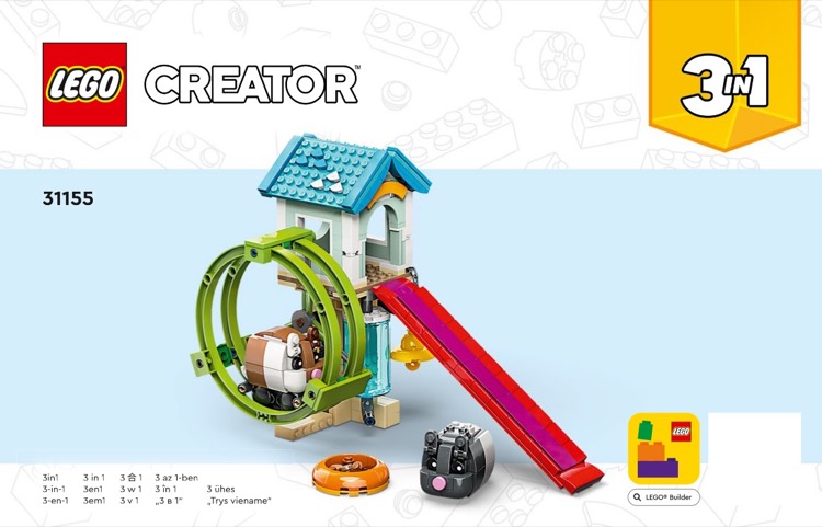 LEGO Instructions for set 31155 Hamster Wheel, Creator - 3 in 1