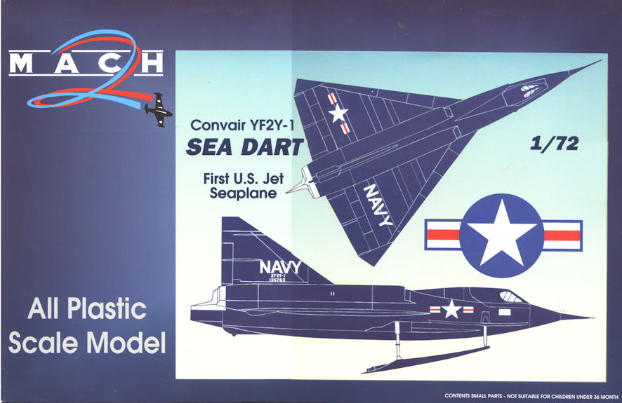 Convair YF2Y-1 in 1/72 by Mach 2 – Leigh Edmonds little box of stuff