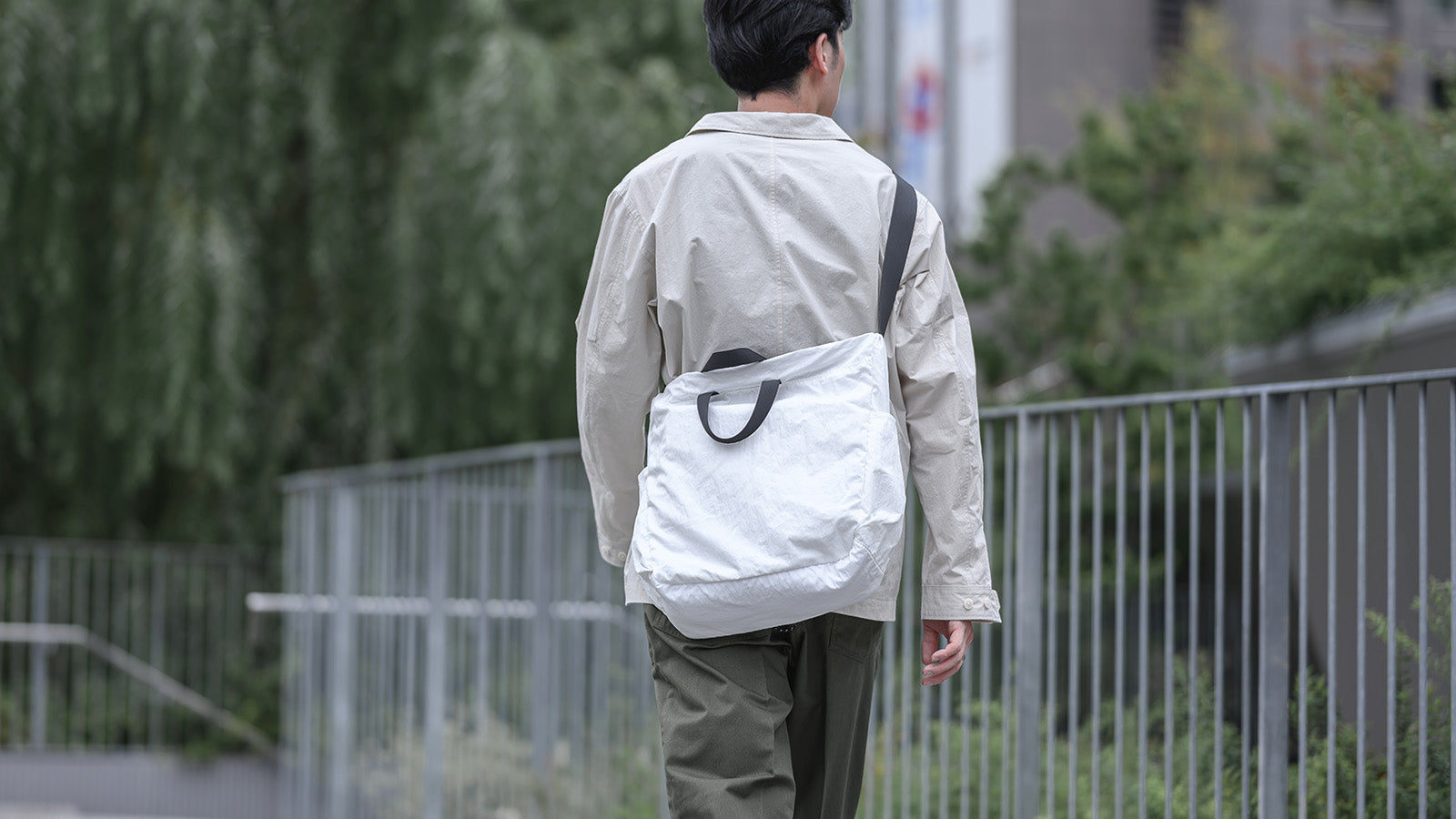 超軽量｜洗濯可｜VEIL ショルダーバッグ