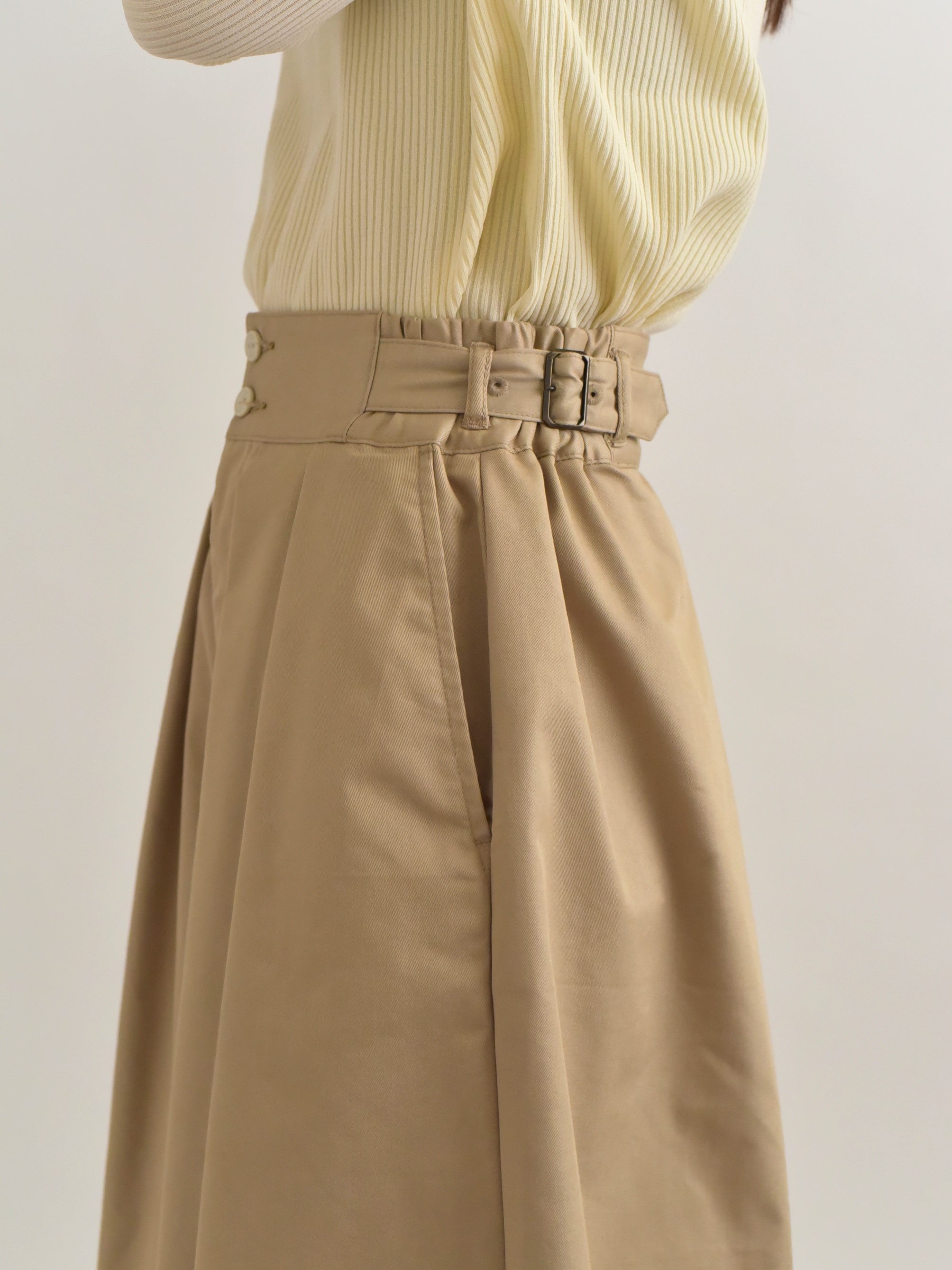 lelill レリル ワイドチノキュロット