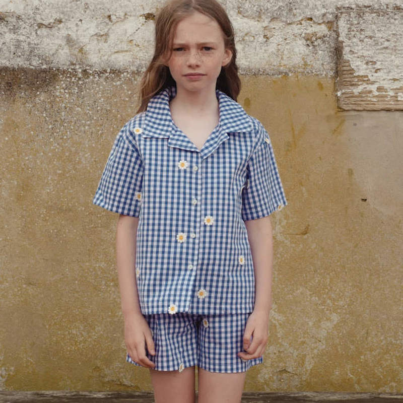 Apolina（アポリナ）2025AW Ursina Embroidered Pinafore - Autumn