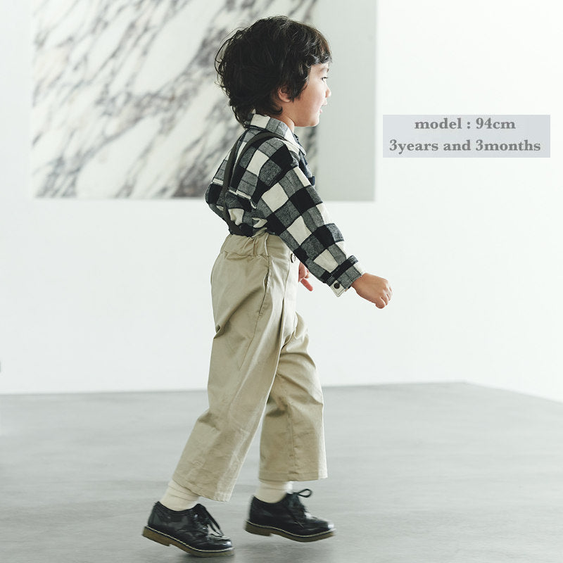 MARLMARL（マールマール） slacks スラックス サスペンダー付パンツ