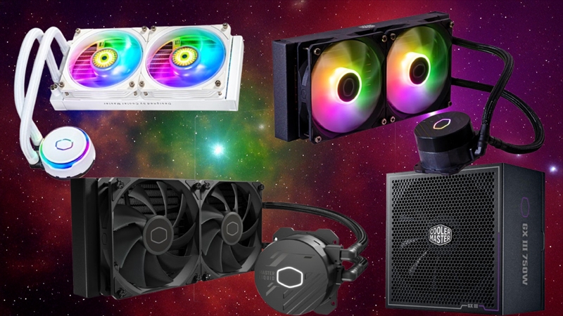 最新CPU＆GPUでも使えるCooler Master製簡易水冷クーラー＆電源