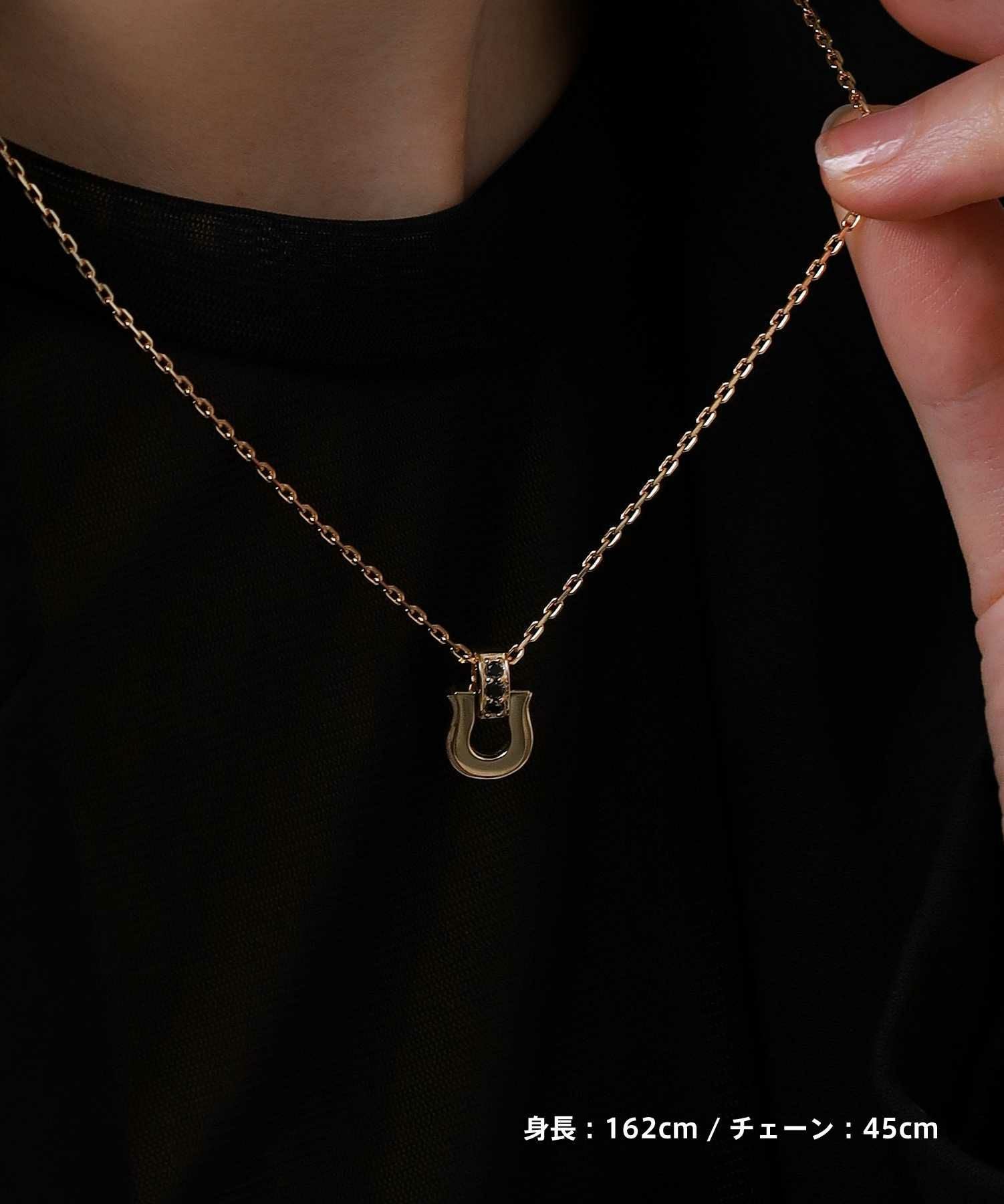 LUCK”ホースシューネックレス/K10ゴールド【LION HEART / ライオン