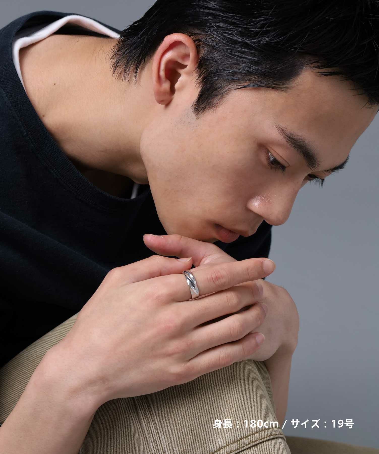 for Gift”ツイストテクスチャーリング（6mm幅）/シルバー925 | LION