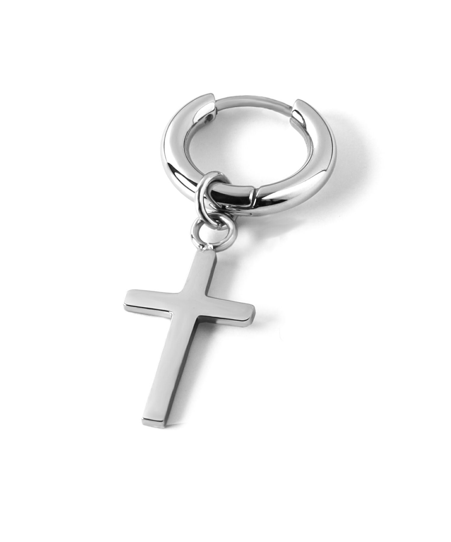 限定展開】“LH-1”ドロップフープピアス（クロス）/サージカル