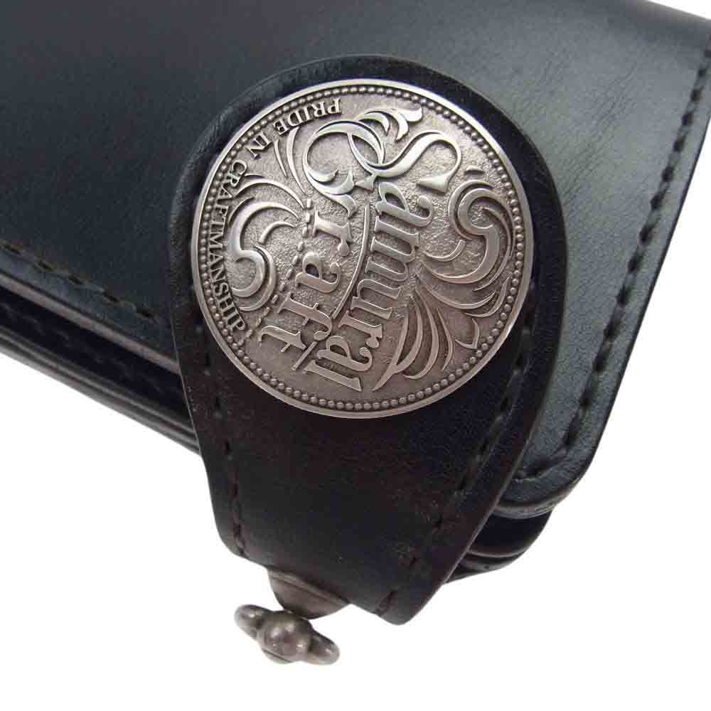 SAMURAI CRAFT サムライクラフト レザー コンチョ ロングウォレット 二