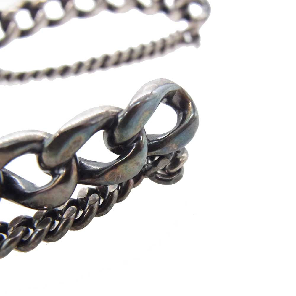 SAINT LAURENT サンローラン Gourmette Cuff グルメット カフ 2連