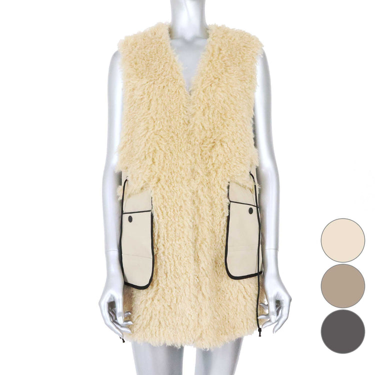 Lallia Mu/2313261/フェイクファーロングベスト – LIFE COLLEZIONE