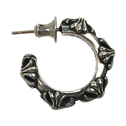 クロムハーツ HOOP CROSS SML CH クロスバンド ピアス 買取実績