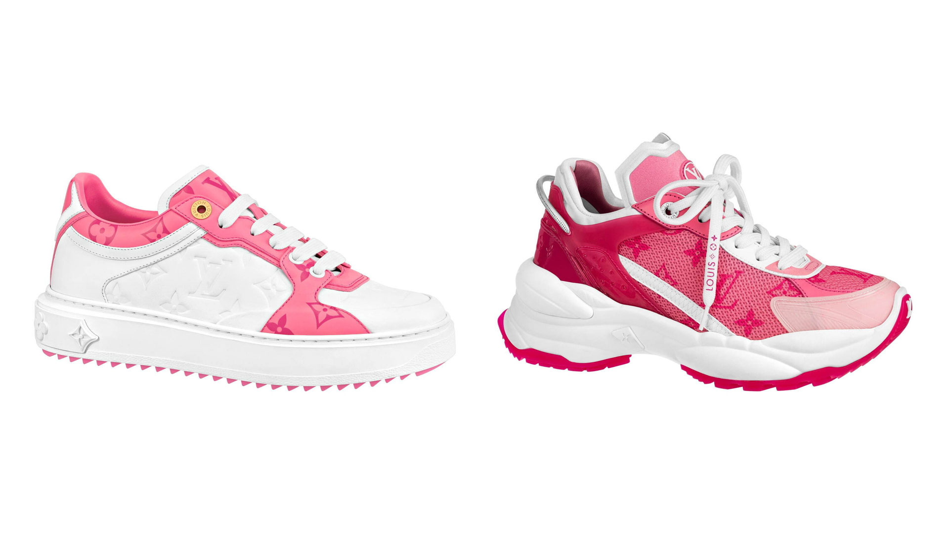 ルイヴィトンのピンクカラーが魅力的な新作スニーカーをご紹介！買取