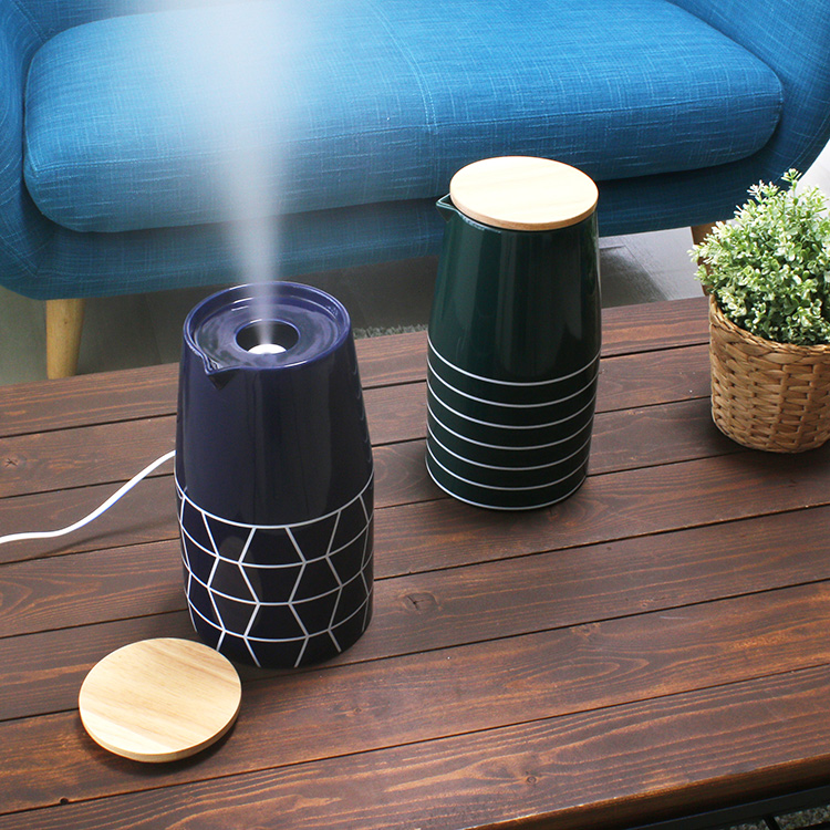 Nordic Collection 陶器 アロマ超音波式加湿器 M ONL-HF003N ONL-HF003