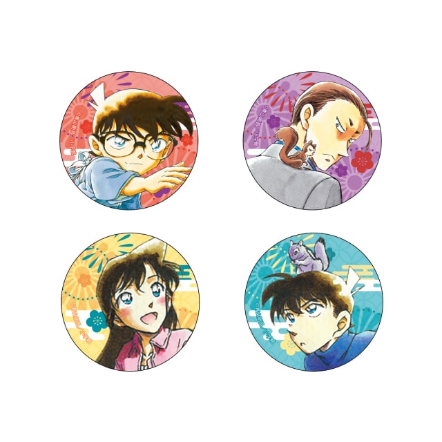 名探偵コナン』和風缶バッジセットA : サンデープレミアムショップ