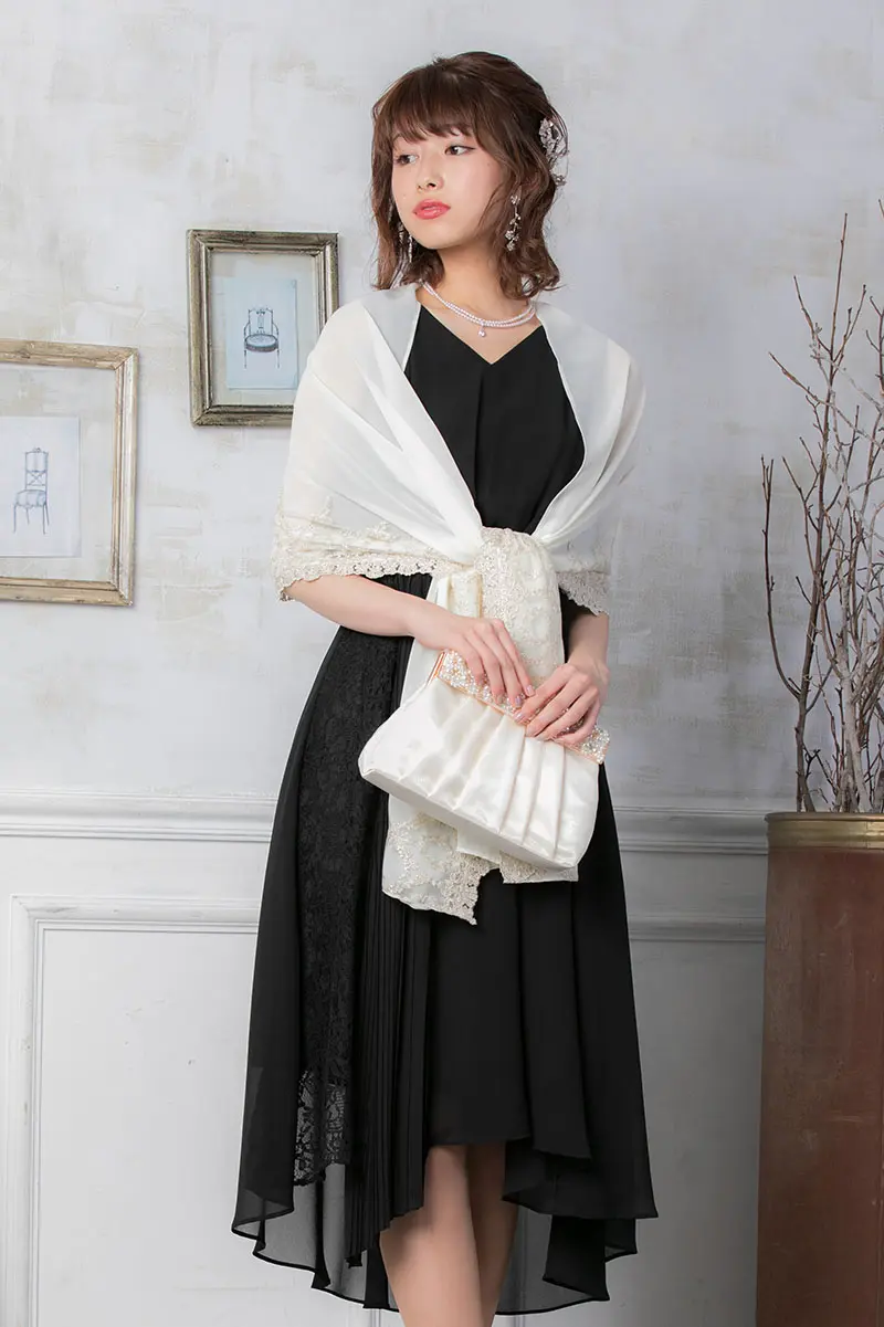 黒のVネックフィッシュテールドレス | Dorry doll | M | 結婚式