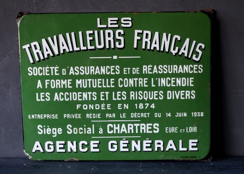 FRANCE antique フランスアンティーク ホーロー サイン 看板 サイン