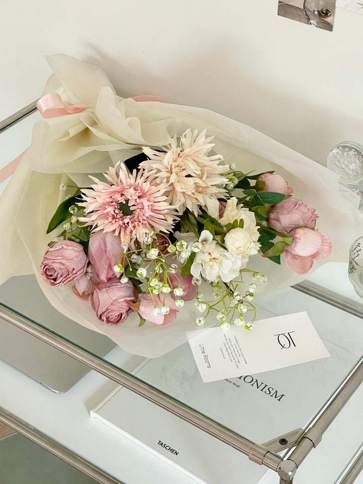 枯れないブーケ 6colors｜pink おしゃれ かわいい 桃色 造花 ギフト