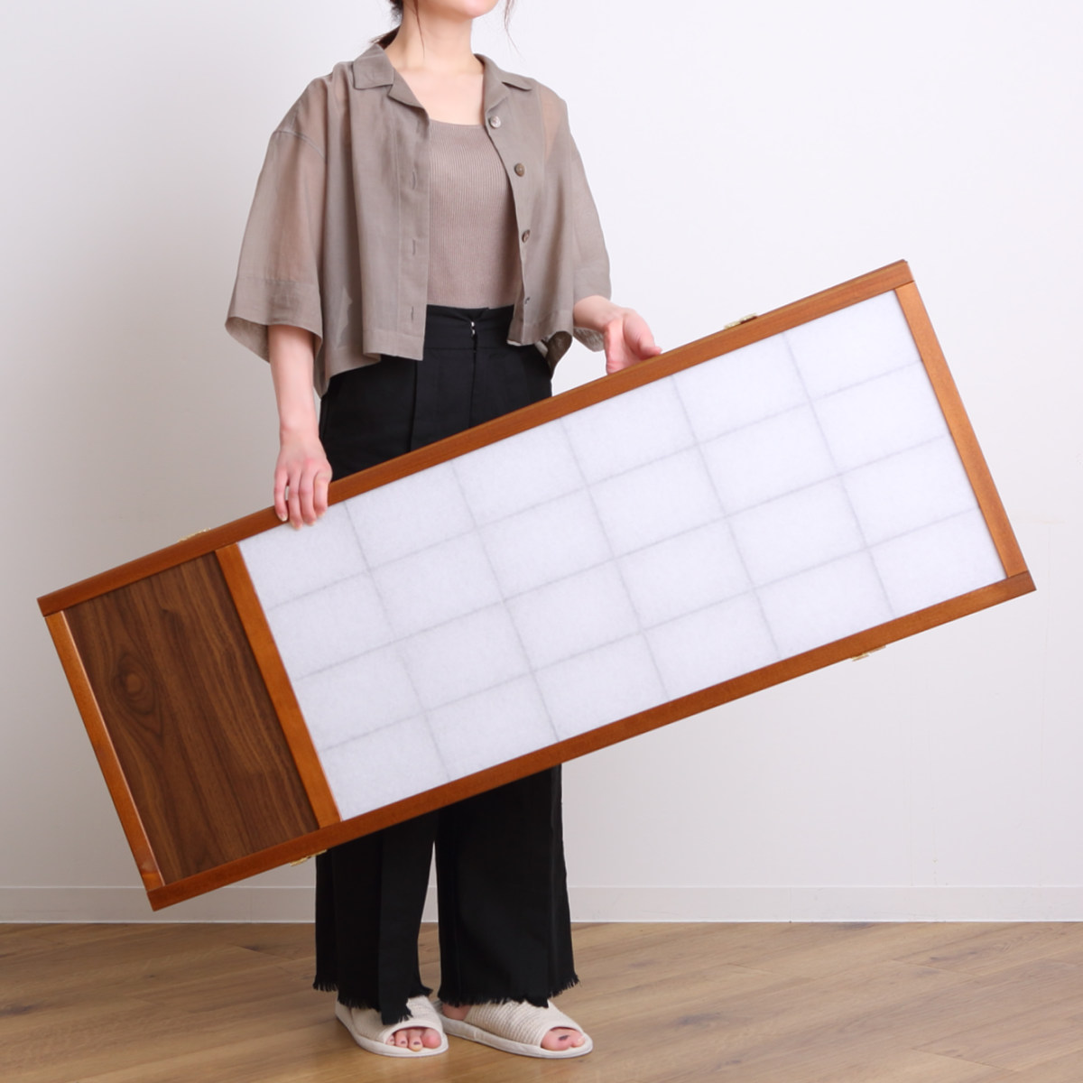 衝立 和風衝立 あずきM 3連 高さ120cm （ 間仕切り 目隠し