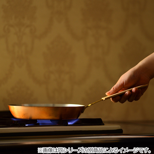 dショッピング |フライパン 20cm 銅製 錫メッキなし ガス火専用 日本製