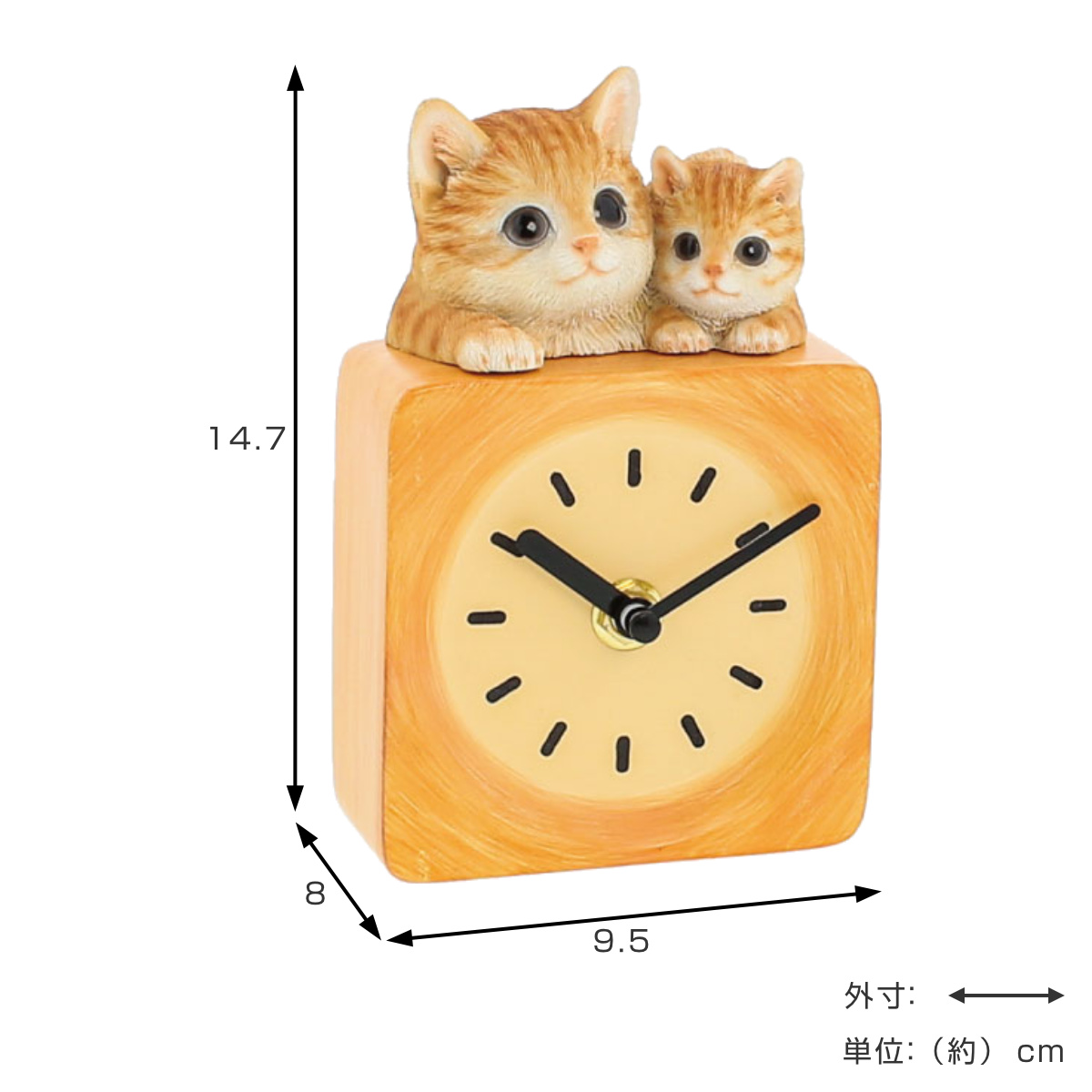 dショッピング |置時計 ベニーズキャット クロック ネコ （ 時計