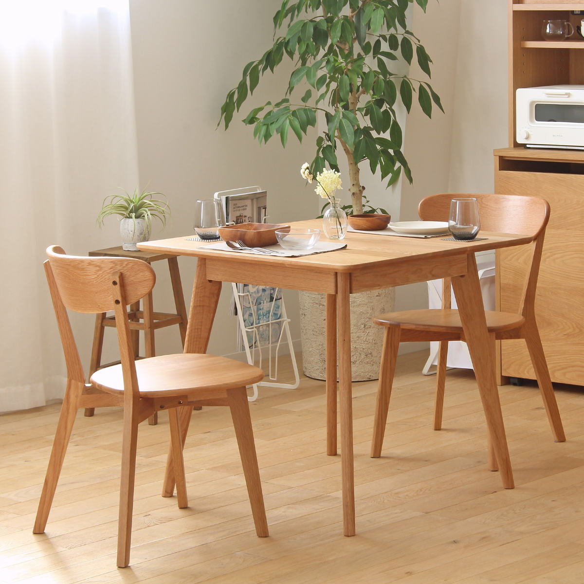 ダイニングセット 3点セット テーブル幅80cm ダイニングチェア2脚