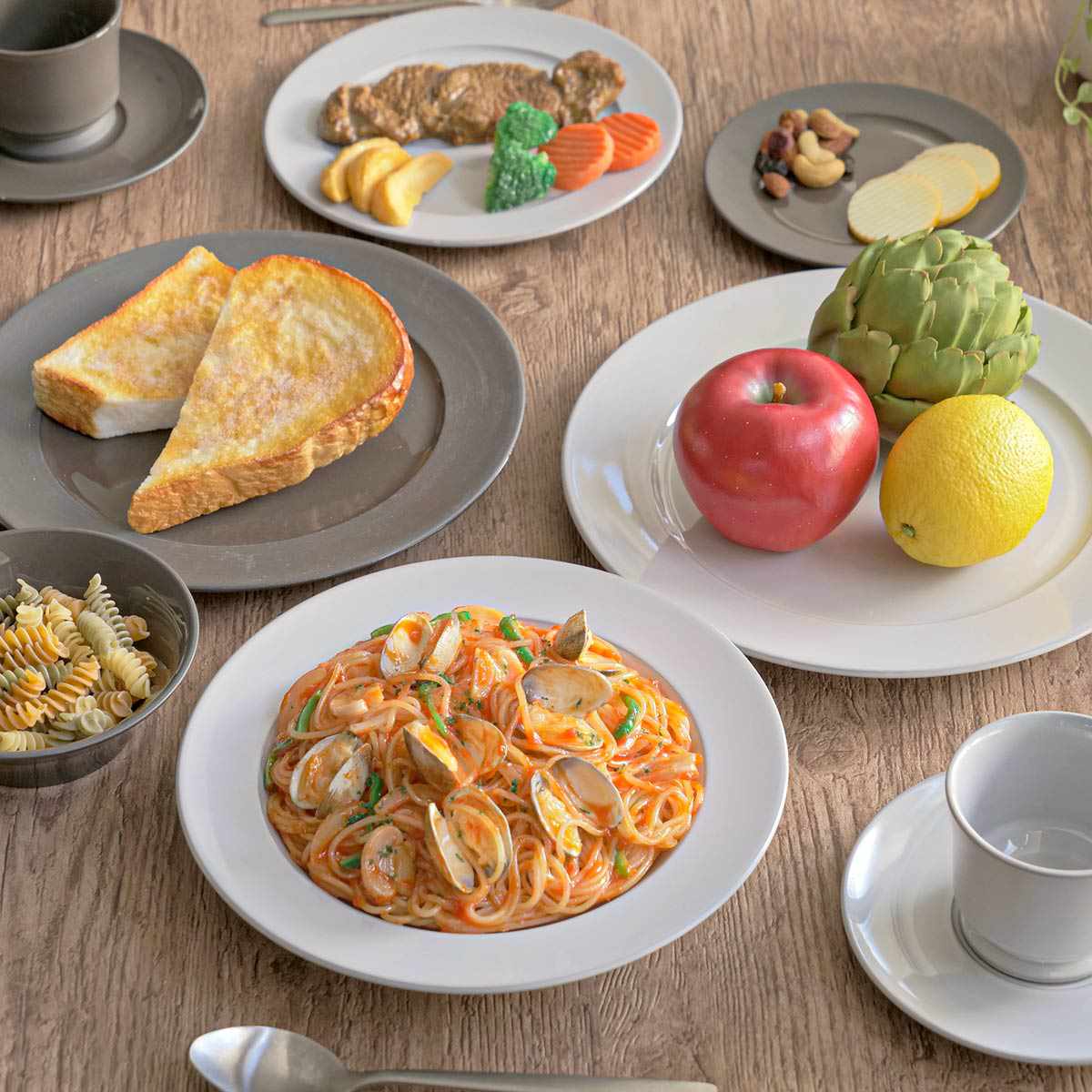 スープボウル 400ml ROOTS テール 磁器 同色4個セット （ 食洗機対応